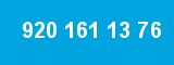 920 161 13 76 920 161 13 76